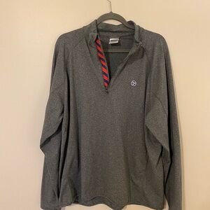 Volunteer Traditions Quarter-Zip Pullover with TriStar embroidering. Like new!